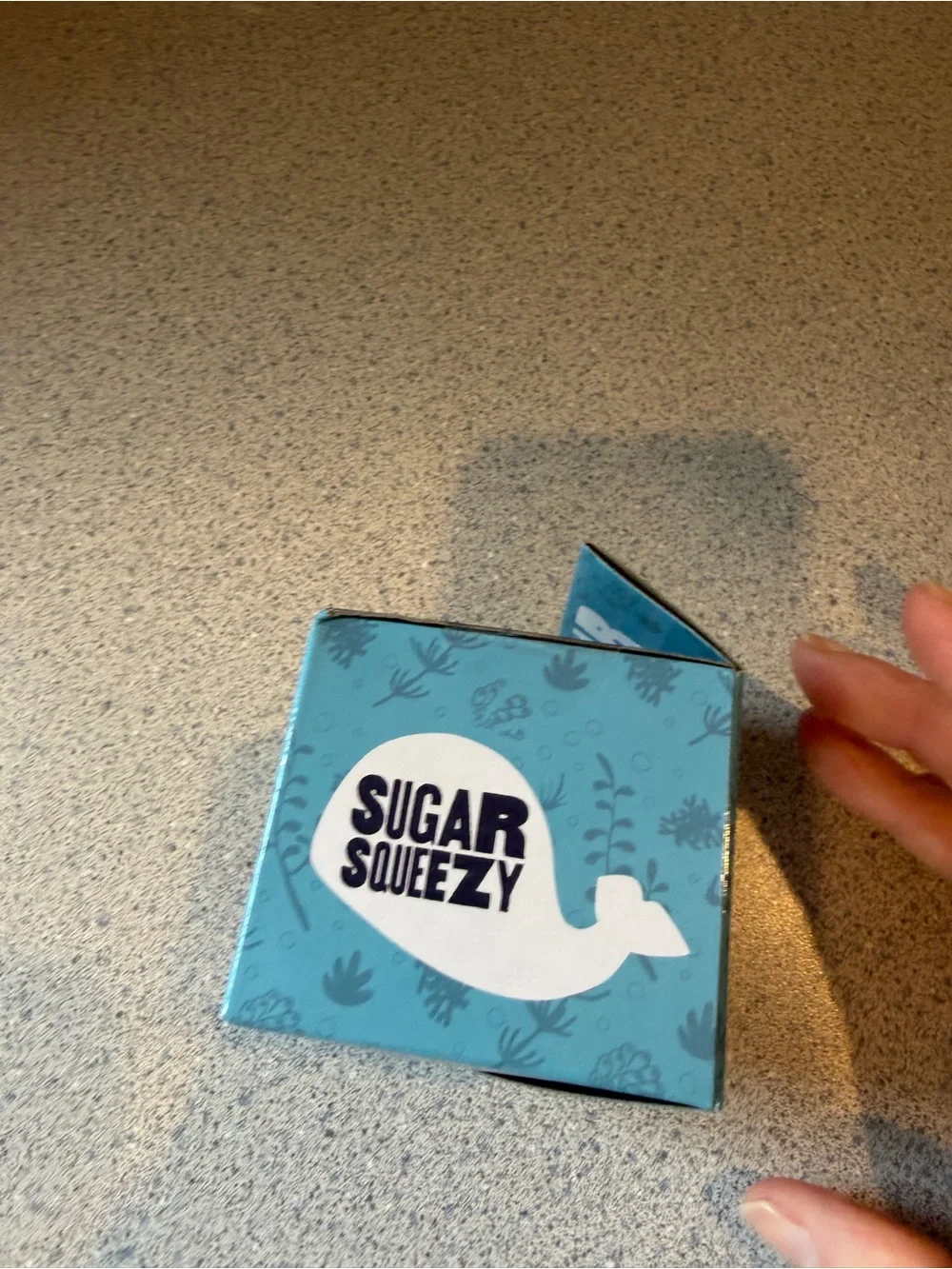 New Squishy Sensory Toy Sugar Sea Fish Green 3+ Squeezy Toy Fidget Squeeze